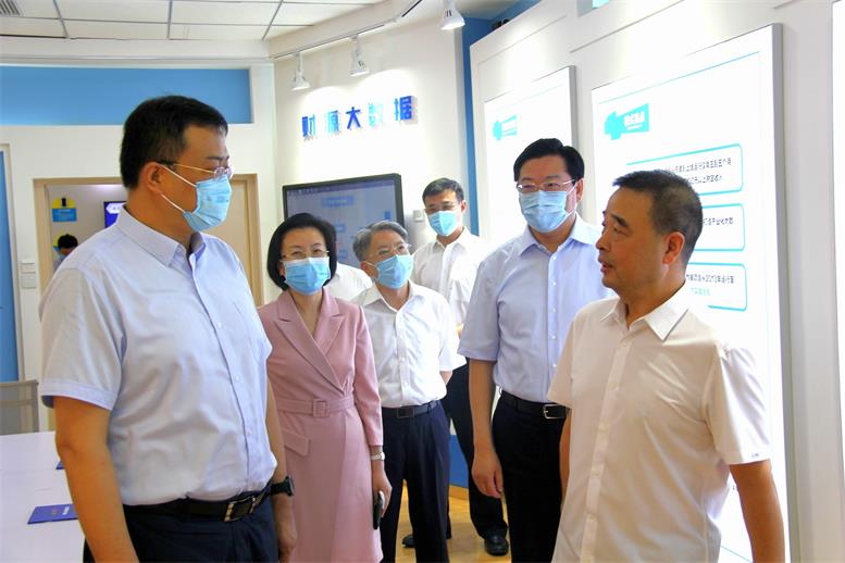 副省长高涛莅临开元游戏大厅app信息视察调研